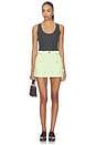 view 5 of 6 Cargo Skirt in Key Lime