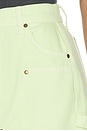 view 6 of 6 Cargo Skirt in Key Lime