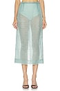 view 1 of 6 FALDA ORGANZA in Seafoam