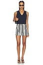 view 6 of 6 FALDA SKIRT in Chalk & Midnight