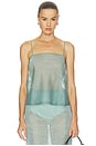 view 1 of 4 Organza Cami Top in Seafoam