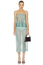 view 4 of 4 Organza Cami Top in Seafoam
