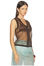view 2 of 4 CHALECO VEST in Coffee