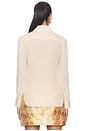 view 3 of 4 Silk Georgette Button Up Shirt in St. Germain