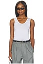 view 1 of 4 Scoop Neck Tank Top in Chalk