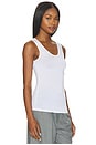 view 2 of 4 Scoop Neck Tank Top in Chalk