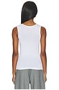view 4 of 4 Scoop Neck Tank Top in Chalk