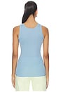 view 3 of 4 SCOOP NECK 탱크탑 in Azure