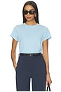 view 1 of 4 Crop Tee in Baby Blue
