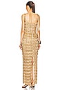 view 3 of 4 Sadie Gown in Gold