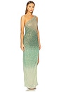 view 2 of 5 Kaito Gown in Green Ombre