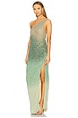 view 3 of 5 Kaito Gown in Green Ombre