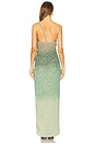 view 4 of 5 Kaito Gown in Green Ombre
