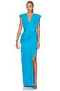 view 1 of 3 Solstice Gown in Aquamarine