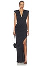 view 1 of 3 VESTIDO LARGO SOLSTICE in Black