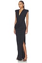 view 2 of 3 VESTIDO LARGO SOLSTICE in Black