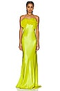 view 1 of 3 Eyelar Gown in Lime