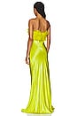 view 3 of 3 Eyelar Gown in Lime