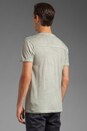 view 3 of 5 Short Sleeve V Neck Tee in Light Grey