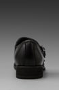 view 3 of 6 Double Trouble Double Monk Strap in Black
