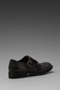 view 4 of 6 Double Trouble Double Monk Strap in Black