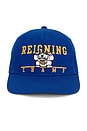 view 1 of 2 Campus Trucker Cap in Blue & Orange