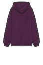 view 2 of 3 Midweight Terry Hoodie in Aubergine