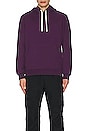 view 3 of 3 Midweight Terry Hoodie in Aubergine