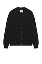 view 1 of 4 Cotton Cashmere Cardigan in Black