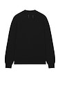view 2 of 4 Cotton Cashmere Cardigan in Black