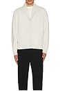 view 3 of 3 Cotton Slub Laurel Cardigan in Oyster