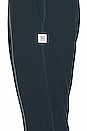 view 4 of 4 Slim Sweatpant Midweight Terry in Deep Teal