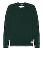view 1 of 3 Slub Long Sleeve Henley in British Racing Green