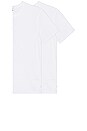 view 1 of 5 2-Pack Lightweight Jersey T-Shirt in White