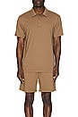 view 3 of 3 Lightweight Jersey Polo in Clay
