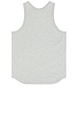 view 2 of 3 Lightweight Jersey Tank Top in Heather Grey