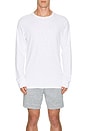 view 3 of 3 Reigning Champ 1x1 Slub Long Sleeve in White