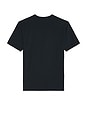 view 2 of 3 Lightweight Jersey Arch Logo T-Shirt in Navy & White