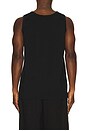 view 2 of 4 Lightweight Jersey Slim Tank Top in Black