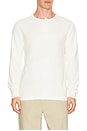view 1 of 4 Lightweight Waffle Standard Henley in Championship White