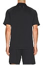 view 2 of 4 Solotex Mesh Tiebreak Standard Polo in Heather Black