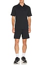 view 3 of 4 Solotex Mesh Tiebreak Standard Polo in Heather Black