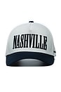 view 1 of 4 Nashville Hat in Navy & White Combo