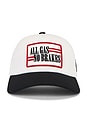 view 1 of 2 SOMBRERO ALL GAS NO BRAKES in White, Navy, & Red Combo
