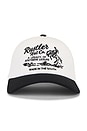view 1 of 2 Rodeo Trucker Hat in White & Black Combo