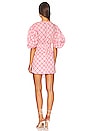 view 3 of 3 Pia Dress in LOTUS BLOCK HOT PINK