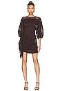 view 1 of 3 Pia Dress in Chocolate