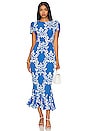 view 1 of 3 Lulani Maxi Dress in Batik Grid