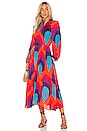 view 1 of 3 Mai Dress in Retro Rainbow