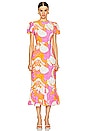 view 1 of 3 Lulani Dress in Pink Deco Surf